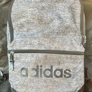 Adidas Heathered Gray Backpack